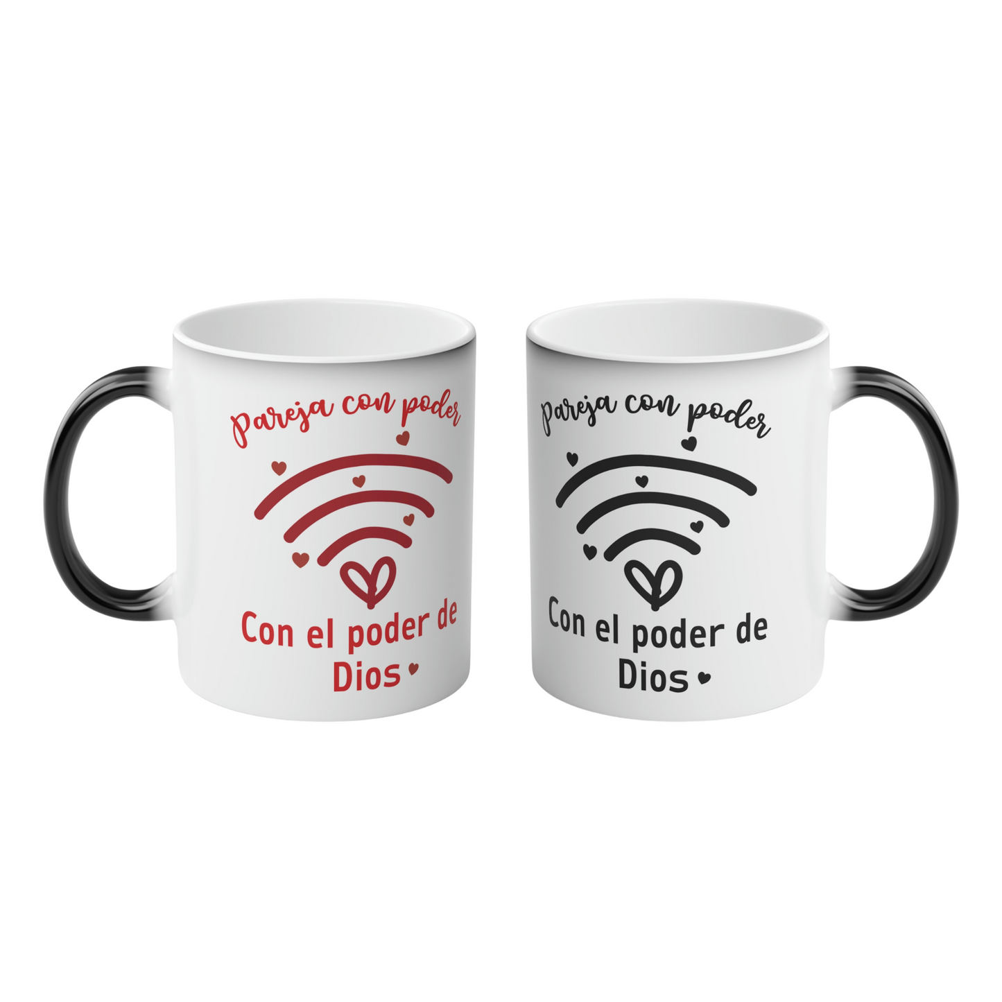 Pareja Con Poder Kit Tazas