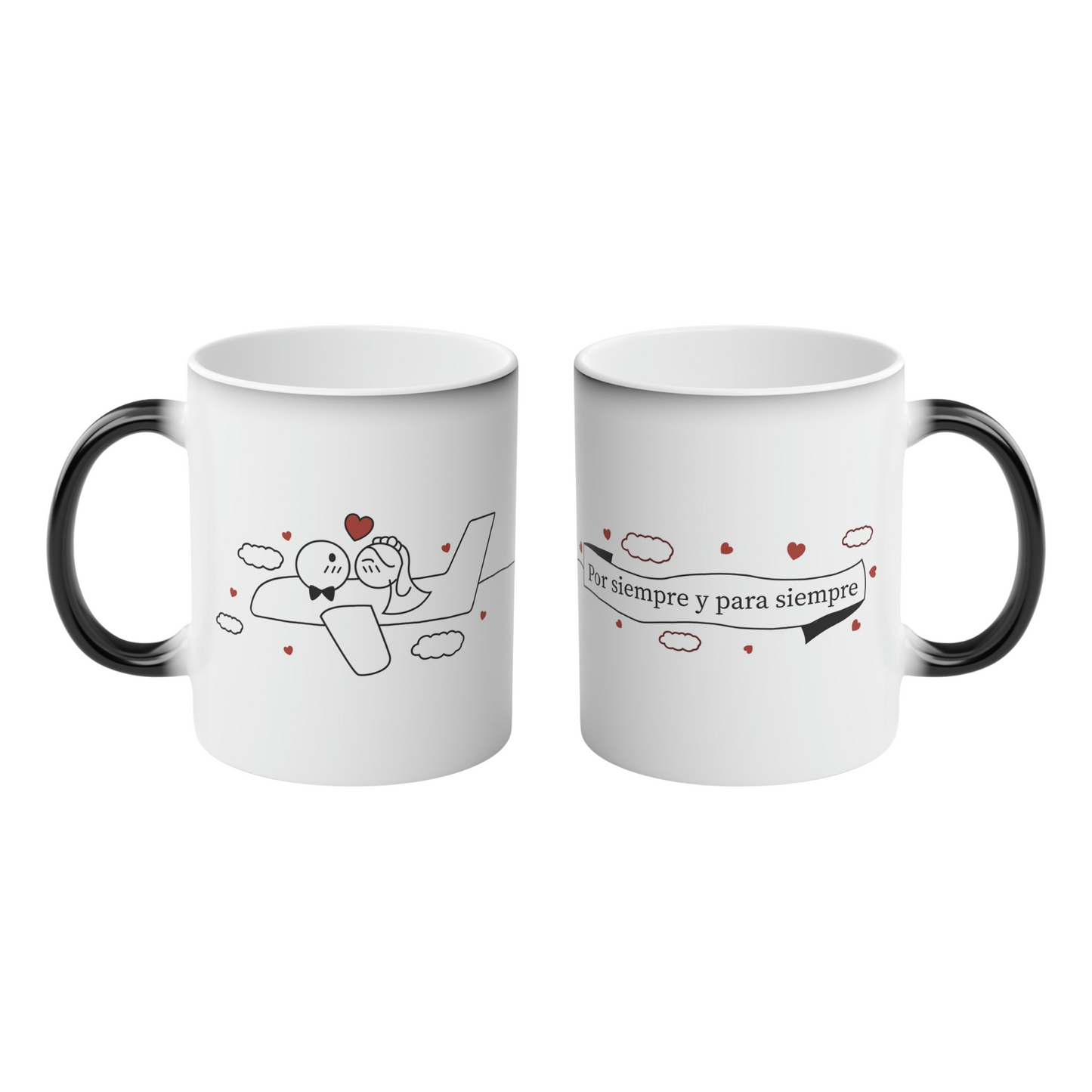 Por Siempre Y Para Siempre  Pareja Kit Tazas