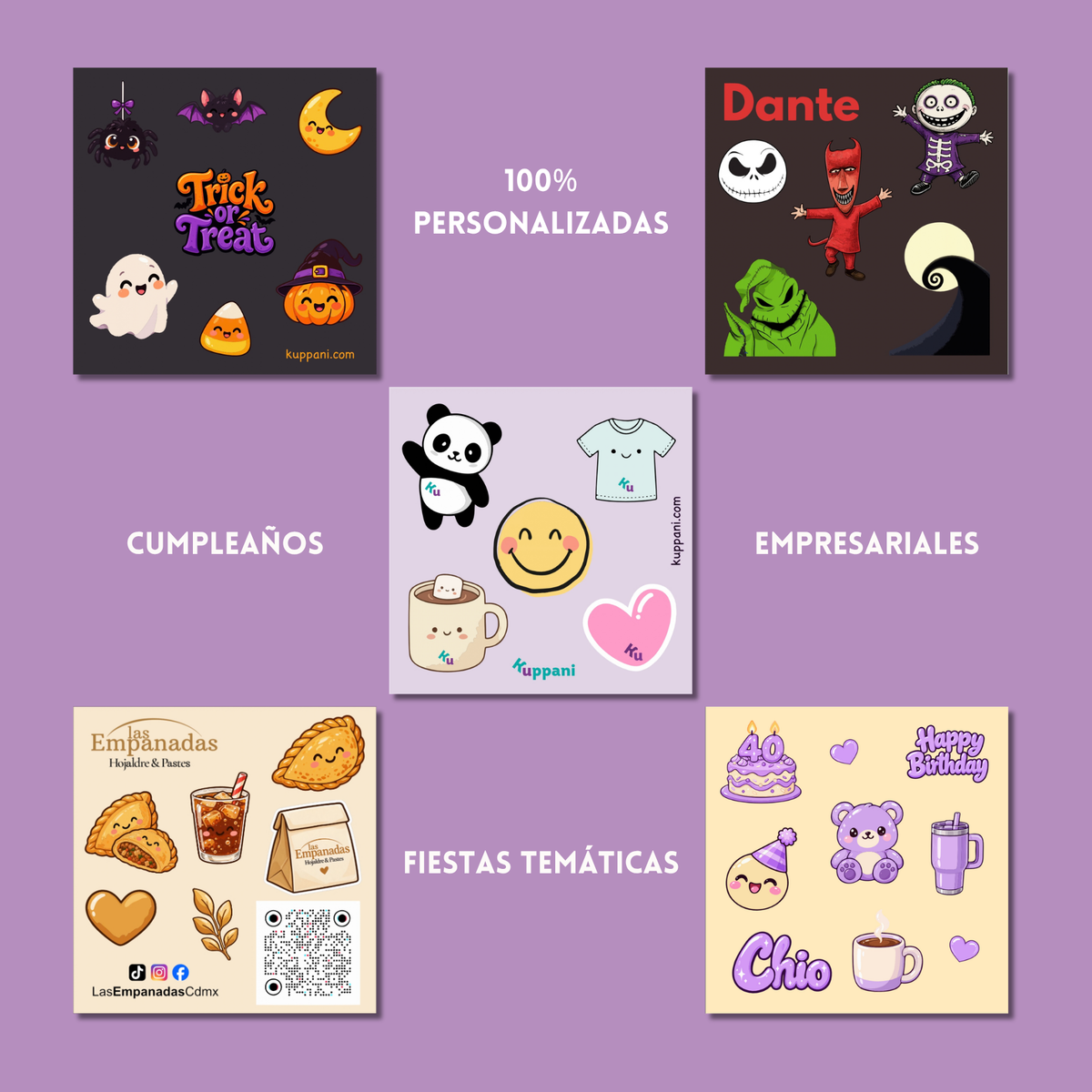 Planillas de Stickers Personalizadas para empresas