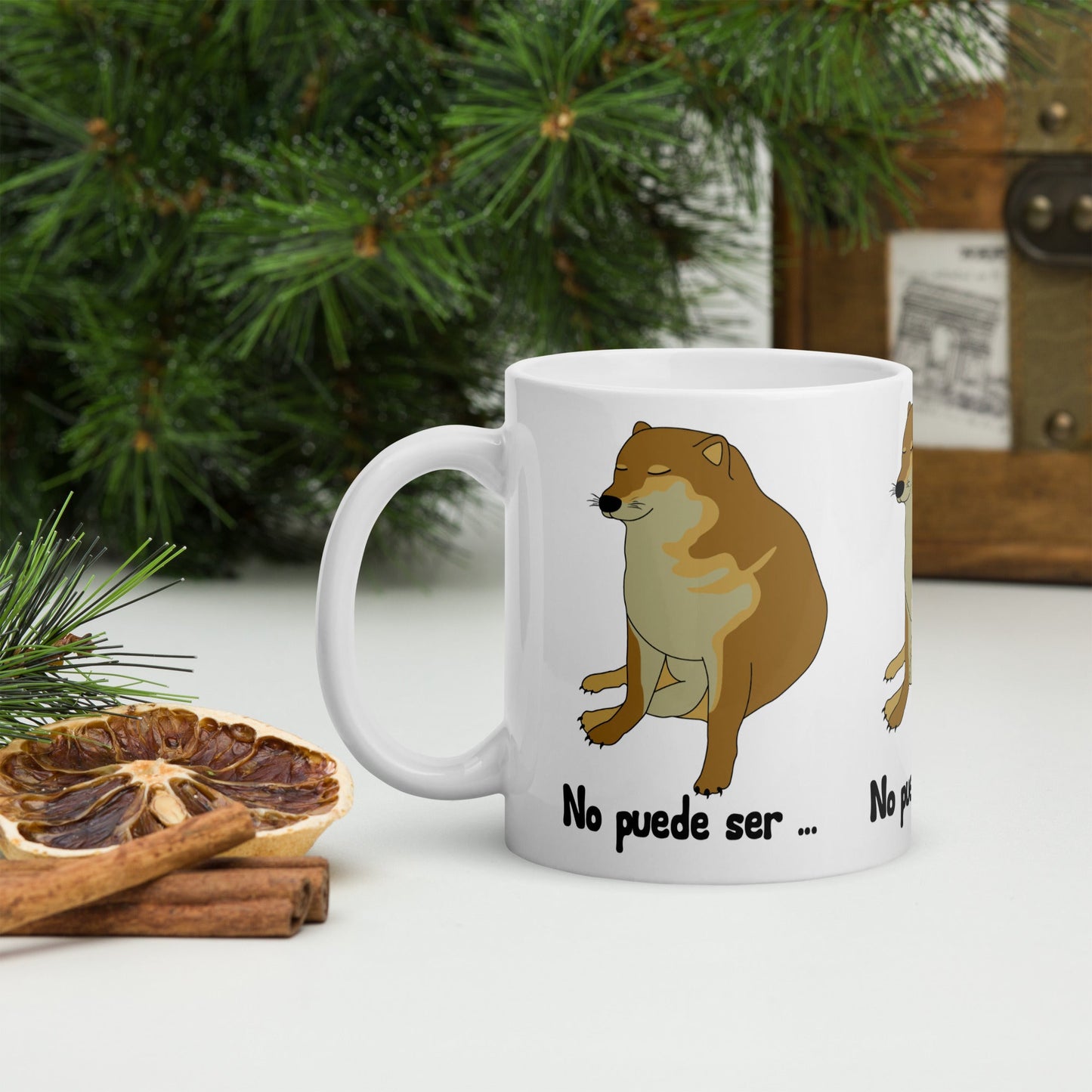 Cheems No Puede Ser Taza