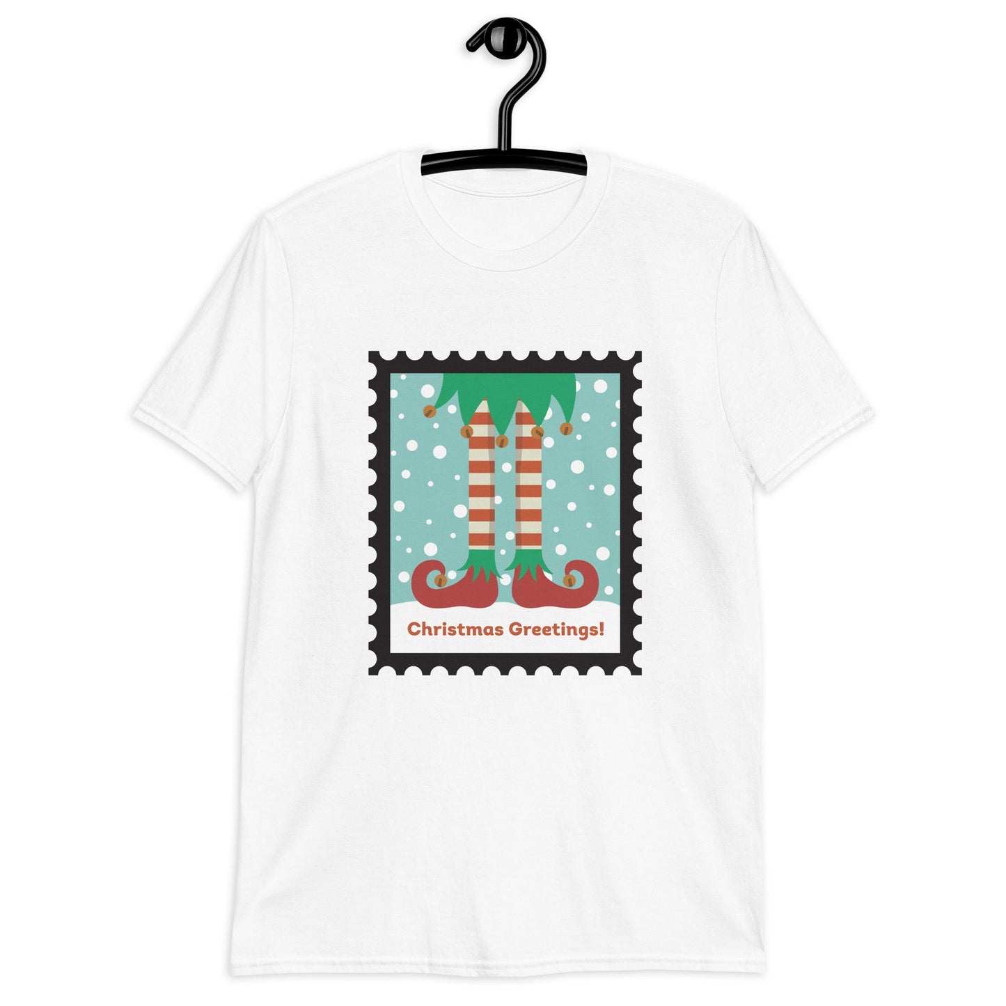 Christmas Greetings!  Zapatos Duende Playera Navidad