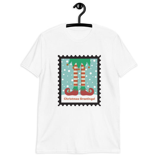 Christmas Greetings!  Zapatos Duende Playera Navidad