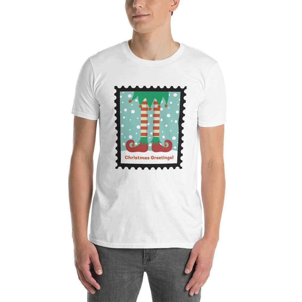 Christmas Greetings!  Zapatos Duende Playera Navidad