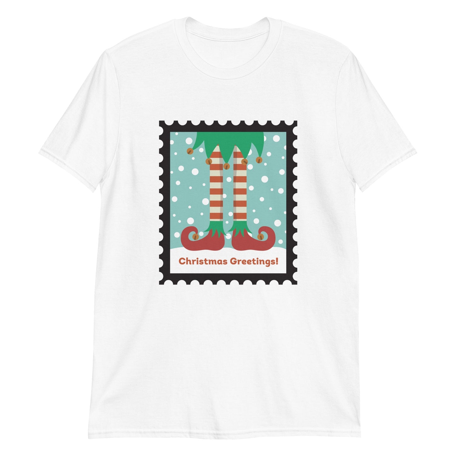 Christmas Greetings!  Zapatos Duende Playera Navidad