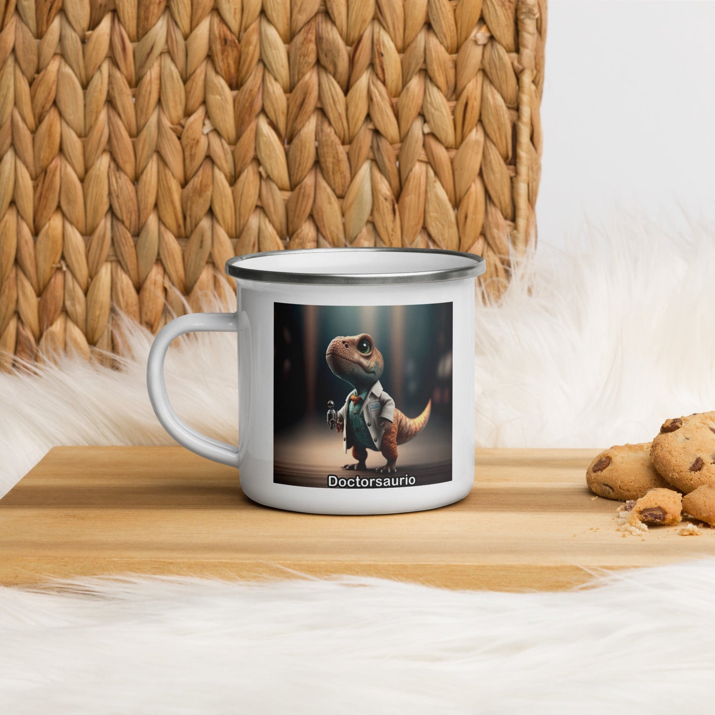 Dino Profesiones Doctorsaurio Taza