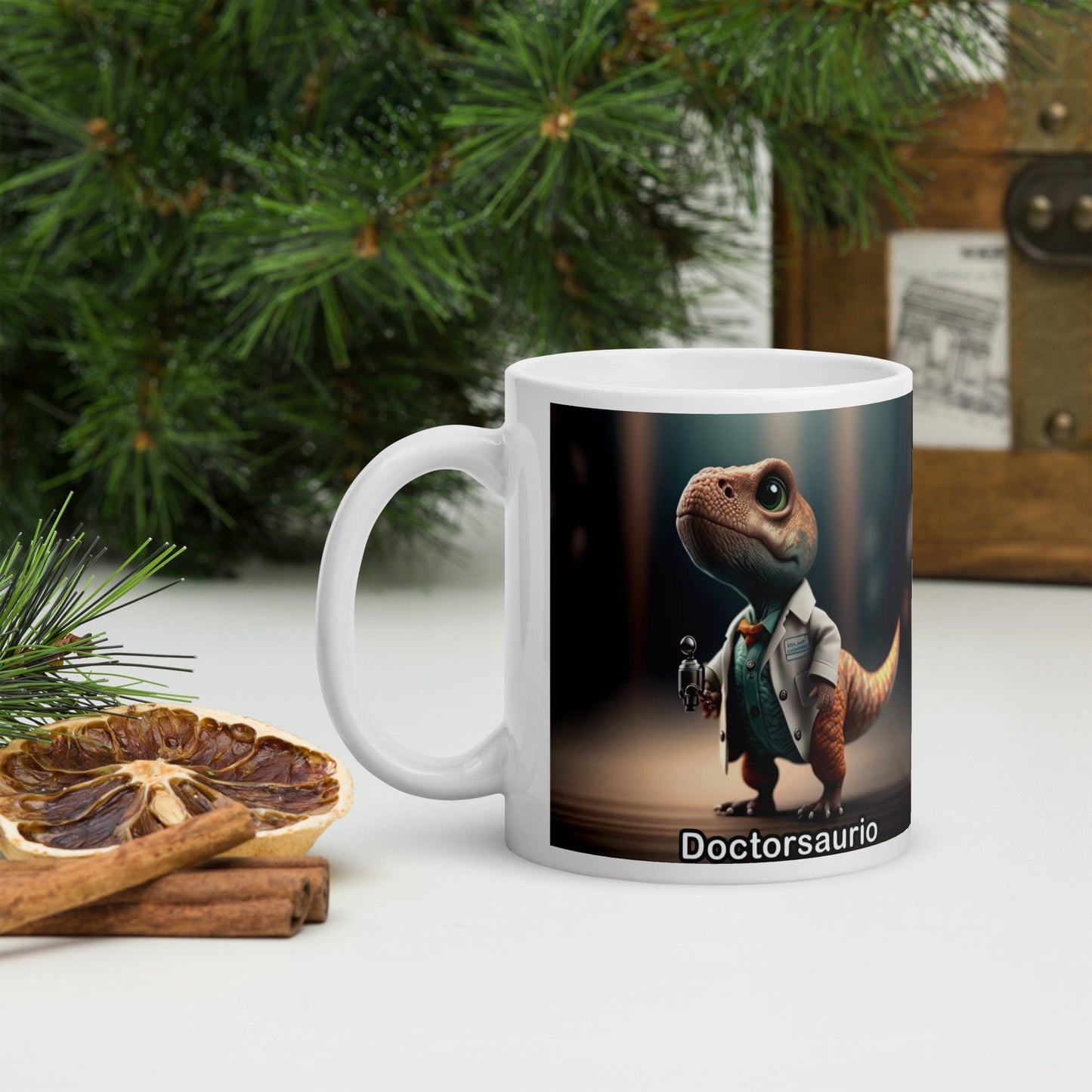 Dino Profesiones Doctorsaurio Taza