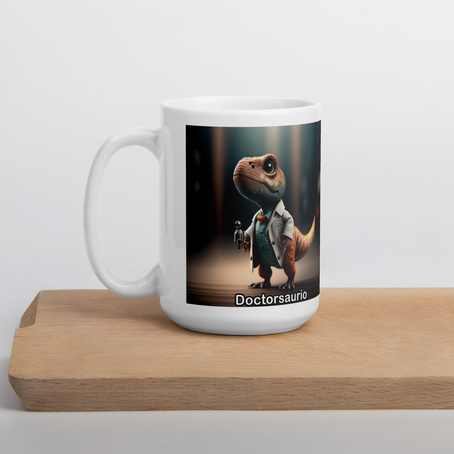 Dino Profesiones Doctorsaurio Taza