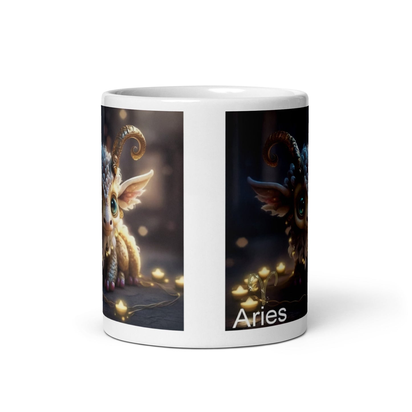 Dragón (Aries) Signos Zodiacales Taza