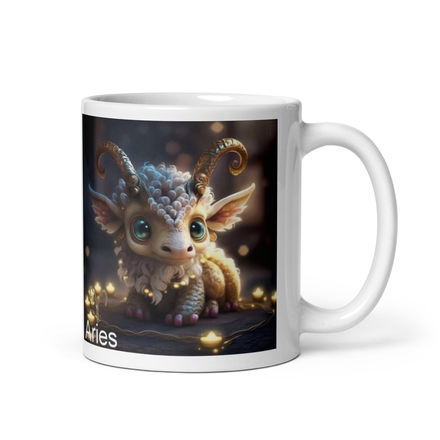 Dragón (Aries) Signos Zodiacales Taza