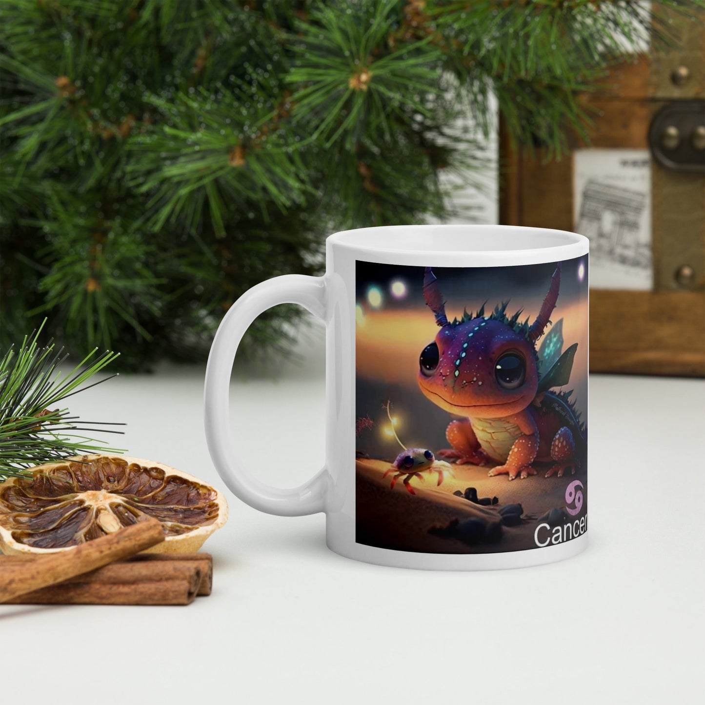 Dragón (Cáncer) Signos Zodiacales Taza