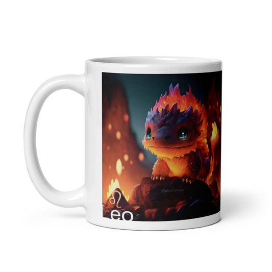 Dragón (Leo) Signos Zodiacales Taza
