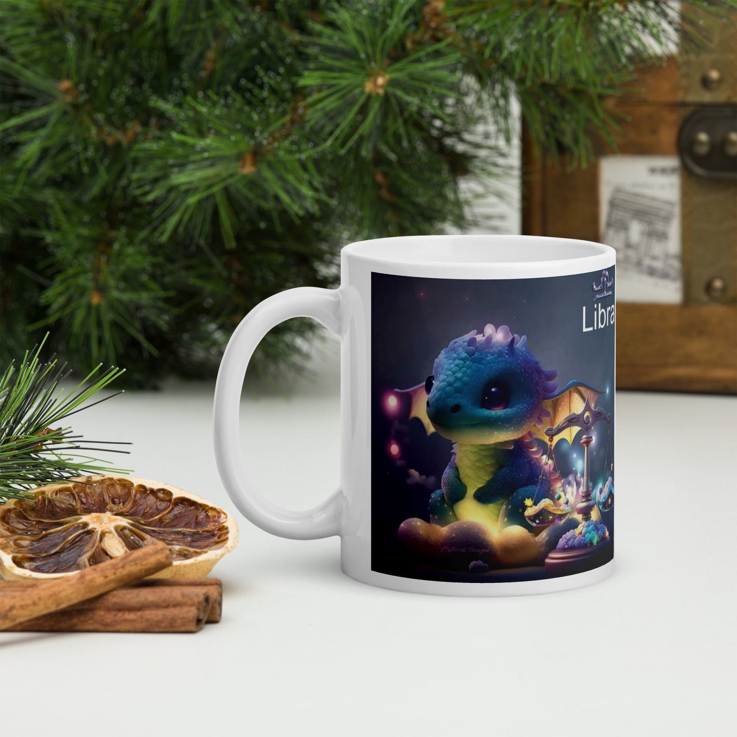 Dragón (Libra) Signos Zodiacales Taza