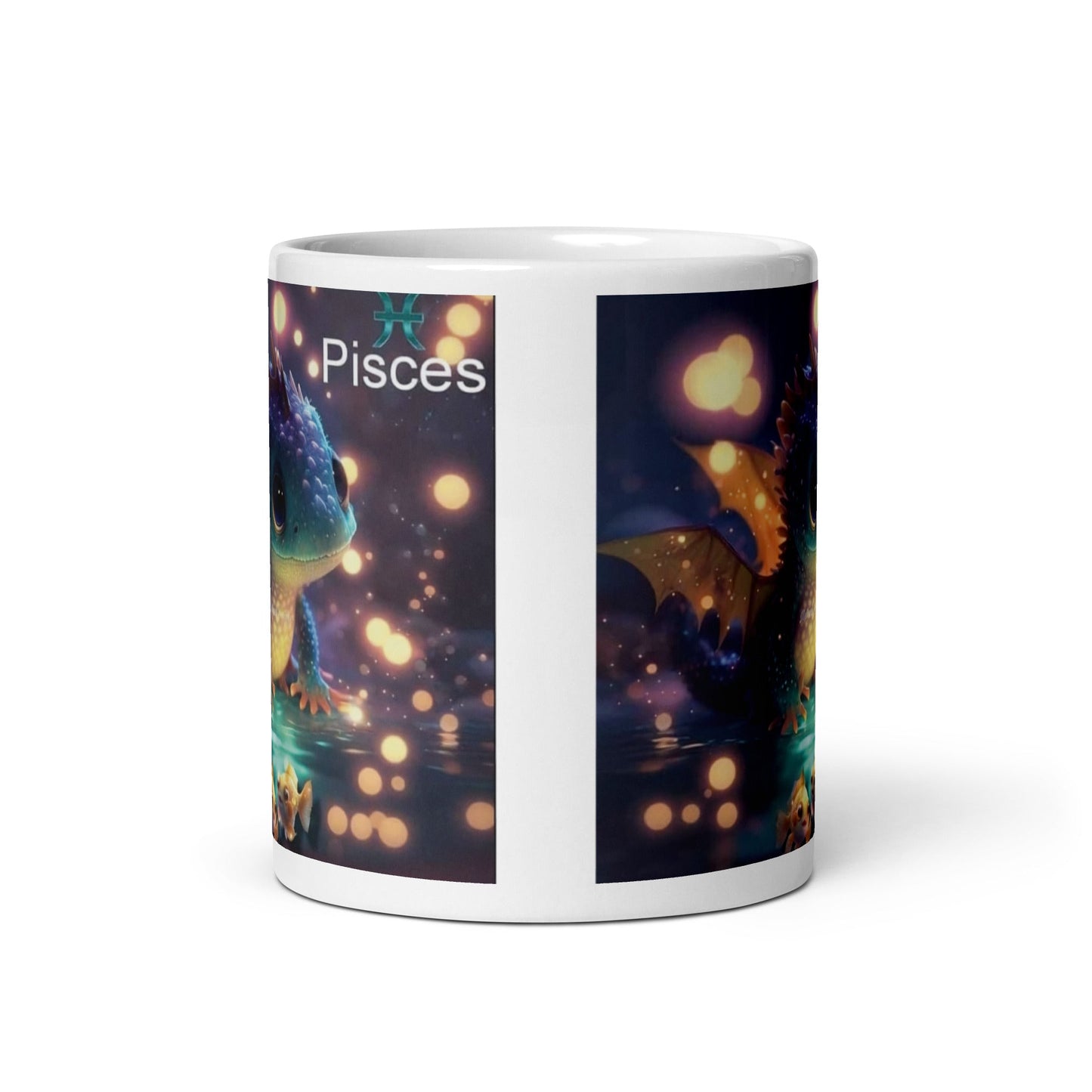 Dragón (Piscis) Signos Zodiacales Taza