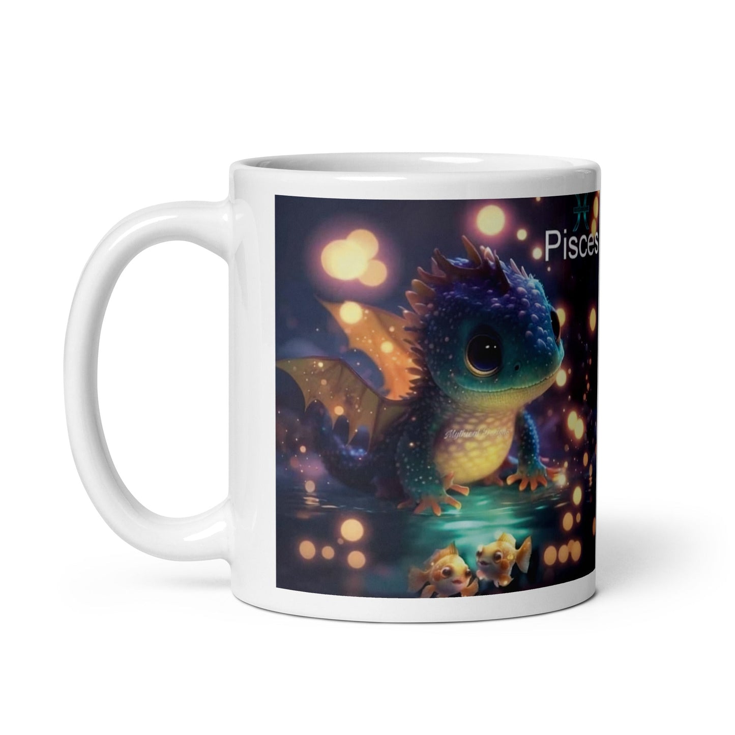 Dragón (Piscis) Signos Zodiacales Taza