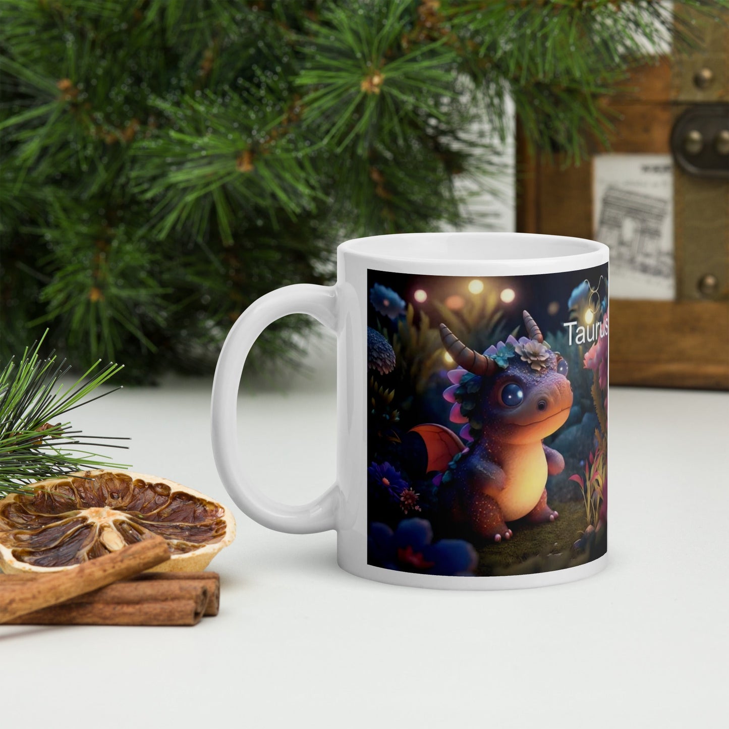 Dragón (Tauro) Signos Zodiacales Taza