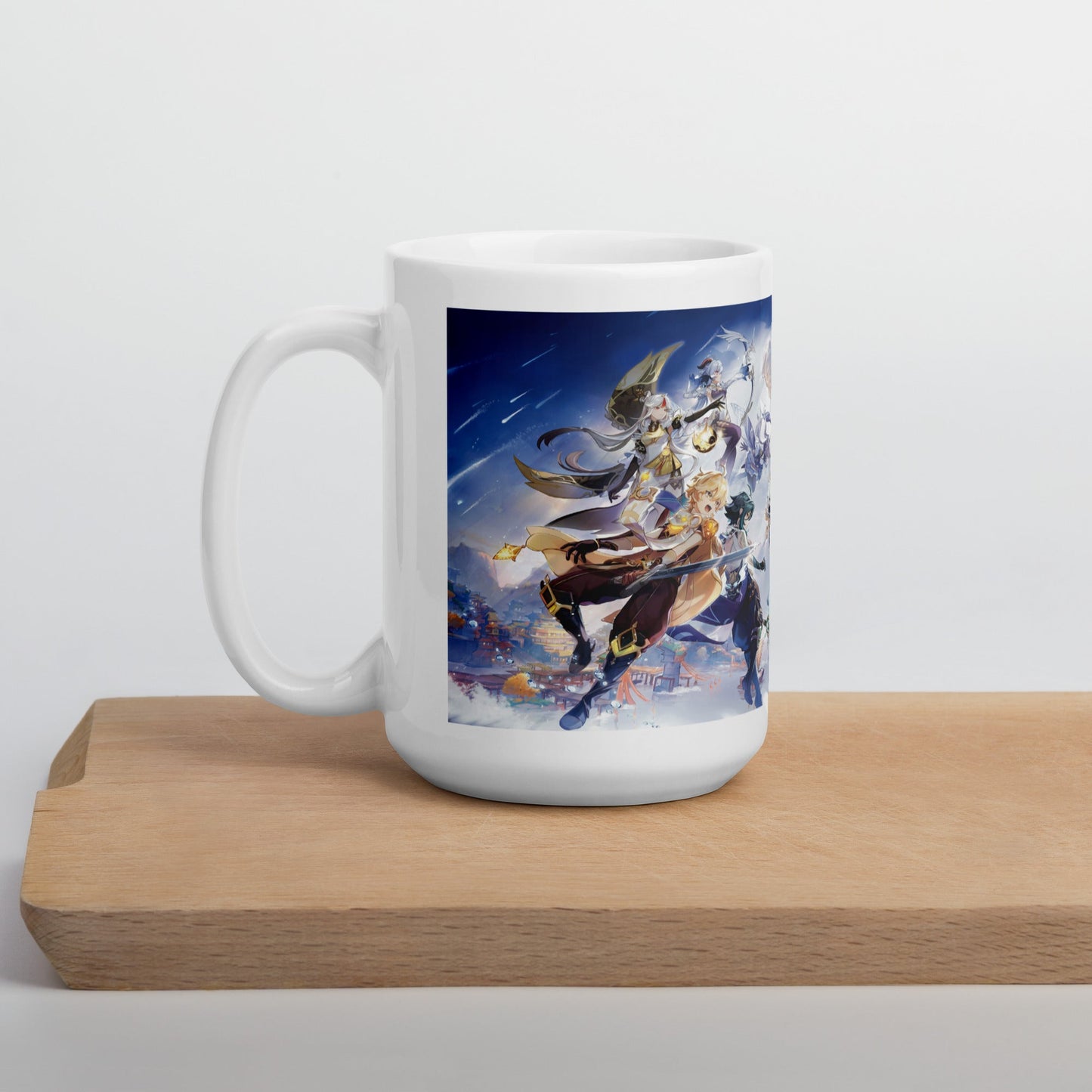 Genshin Impact Oceanic Defender Videojuego Taza