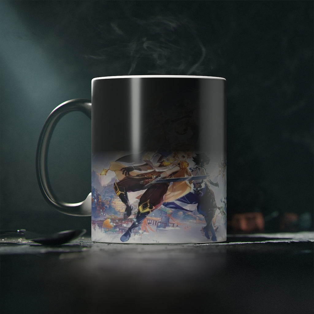 Genshin Impact Oceanic Defender Videojuego Taza