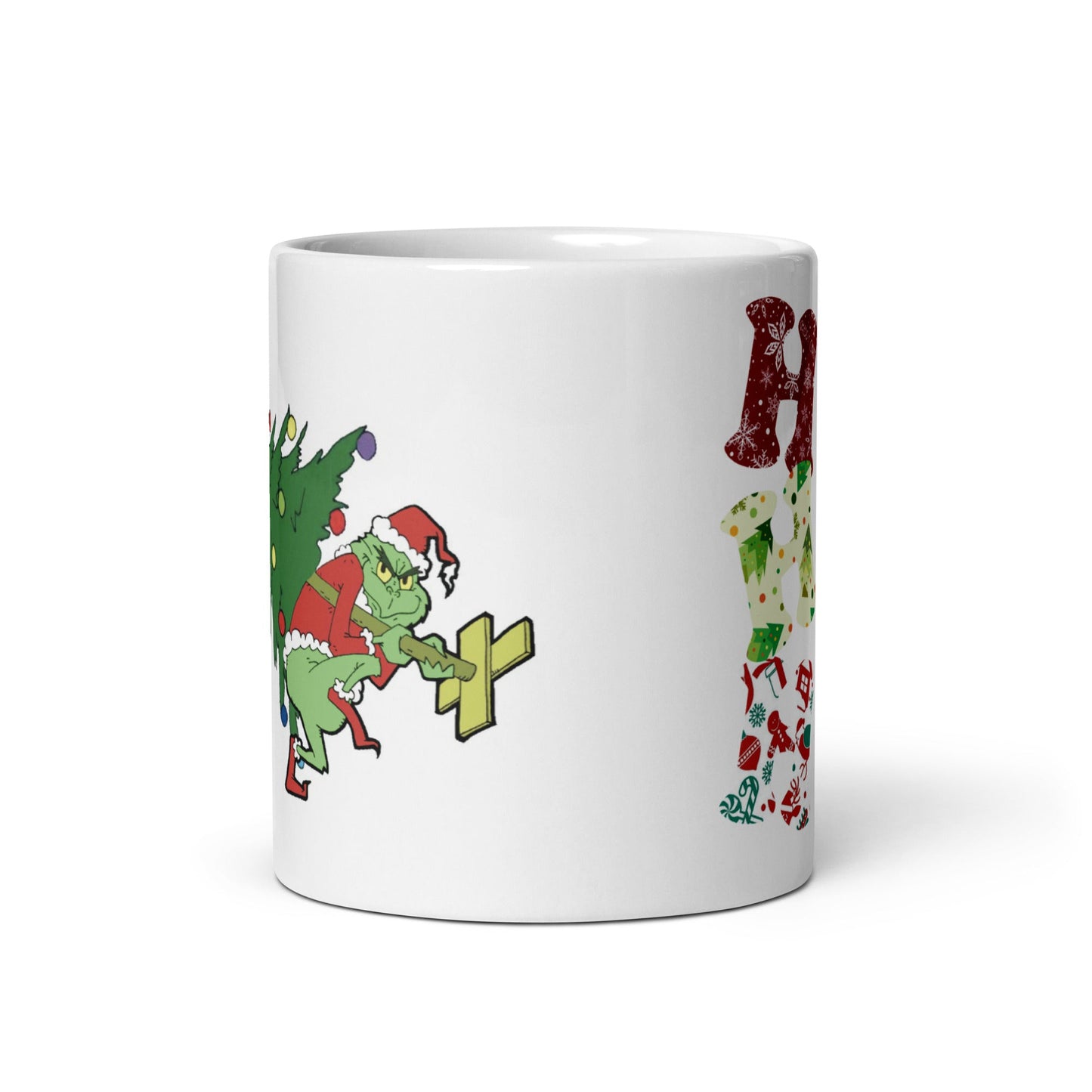 Grinch Ho Ho Ho Navidad Taza