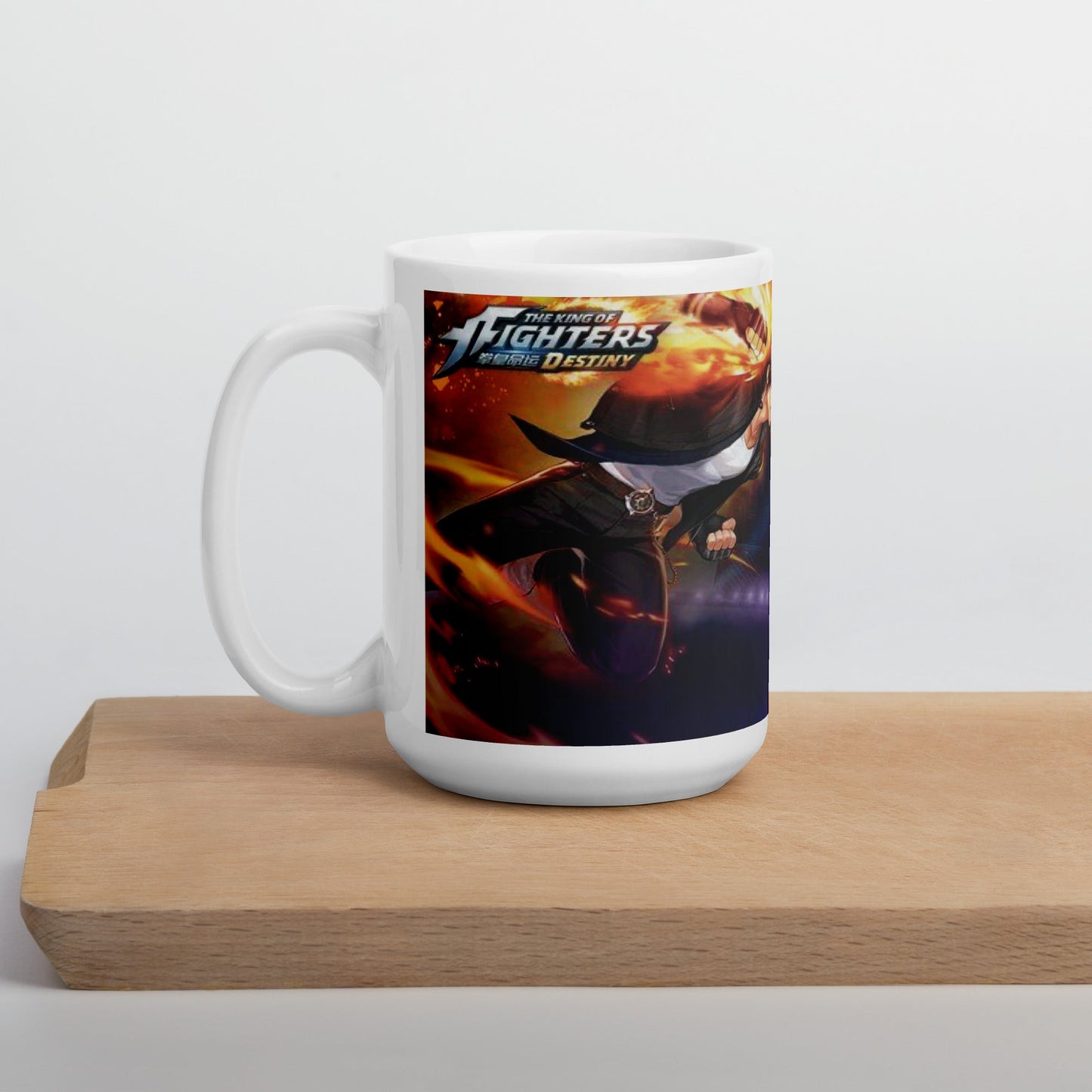 King Of Fighters Kyo Vs Iori Videojuego Taza