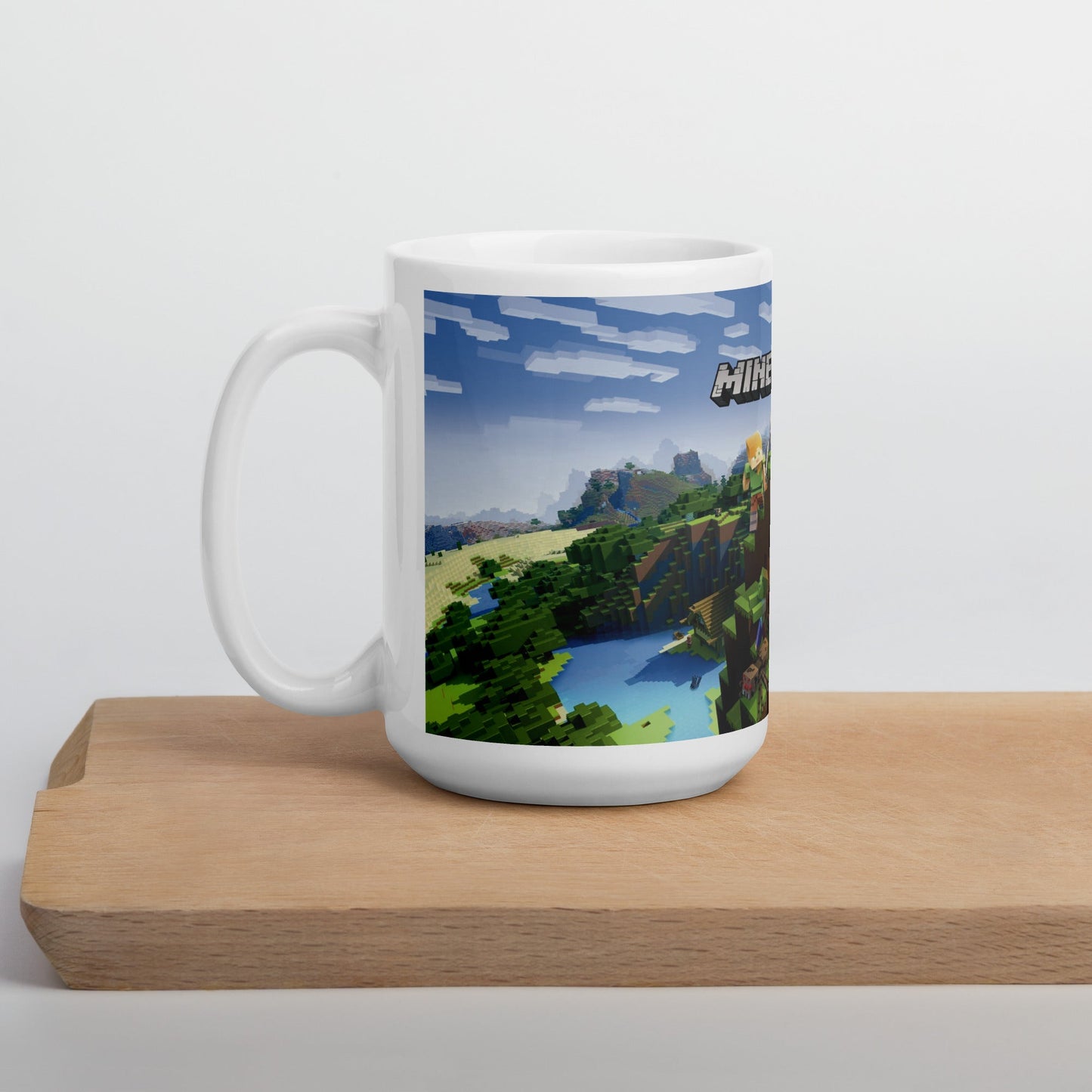 Minecraft Steve y Alex Videojuego Taza