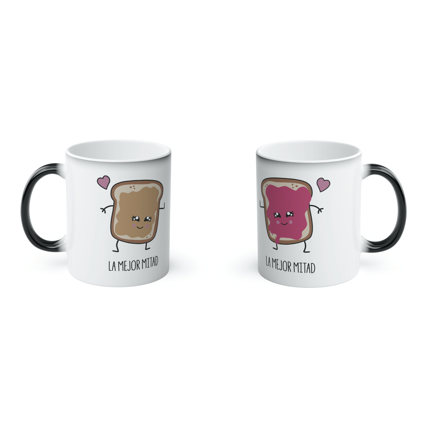 Pan Y Mermelada Pareja La Mejor Mitad Kit Tazas