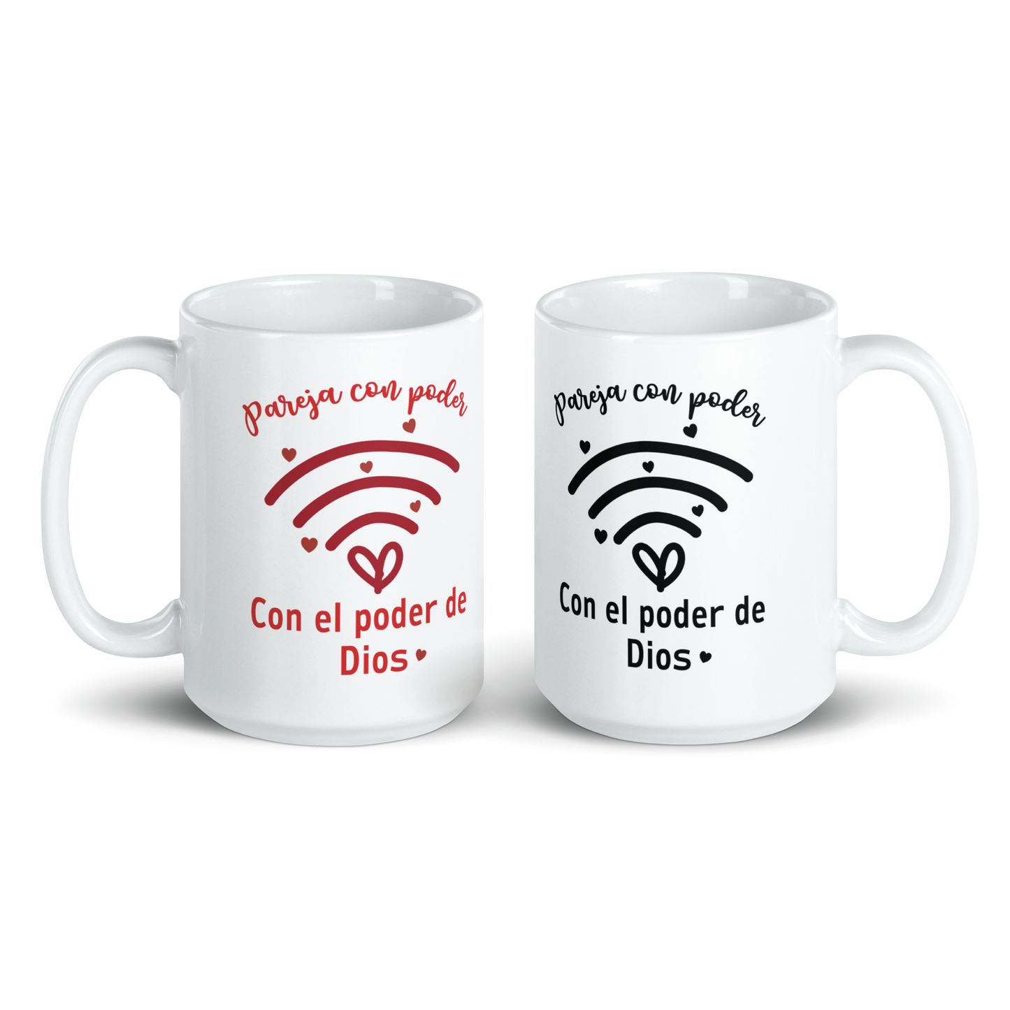 Pareja Con Poder Kit Tazas