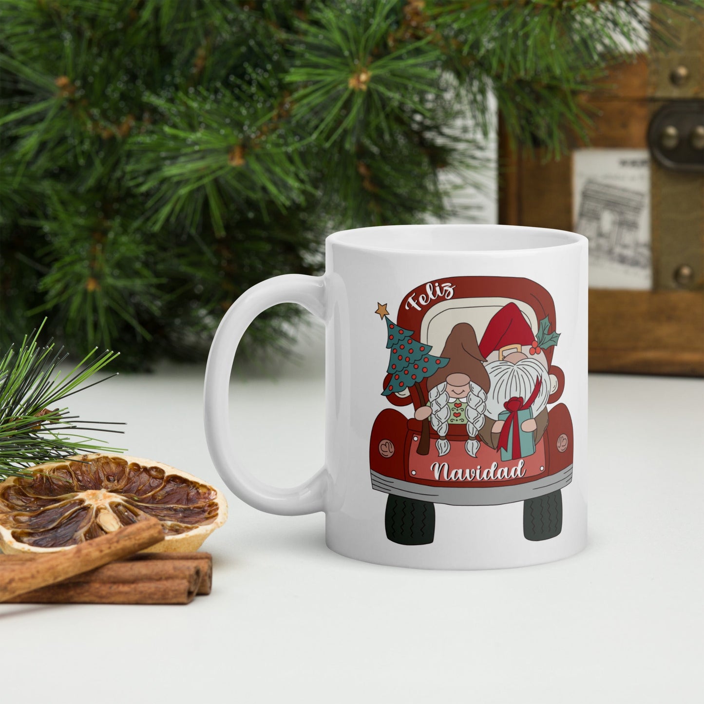 Santa y Señora Claus Taza Navidad