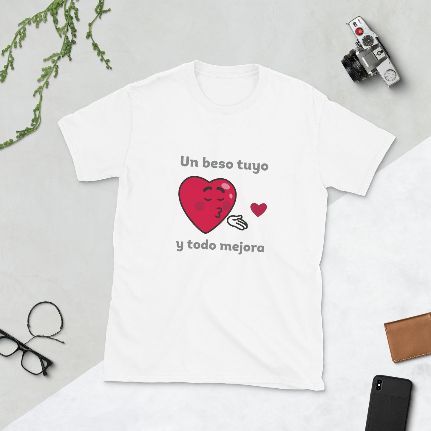 Un Beso Tuyo Y Todo Mejora Playera Antiamor