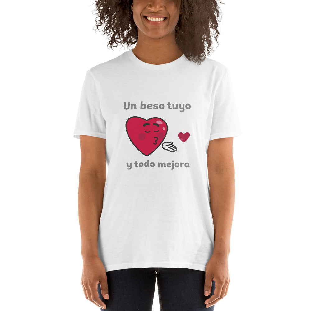 Un Beso Tuyo Y Todo Mejora Playera Antiamor