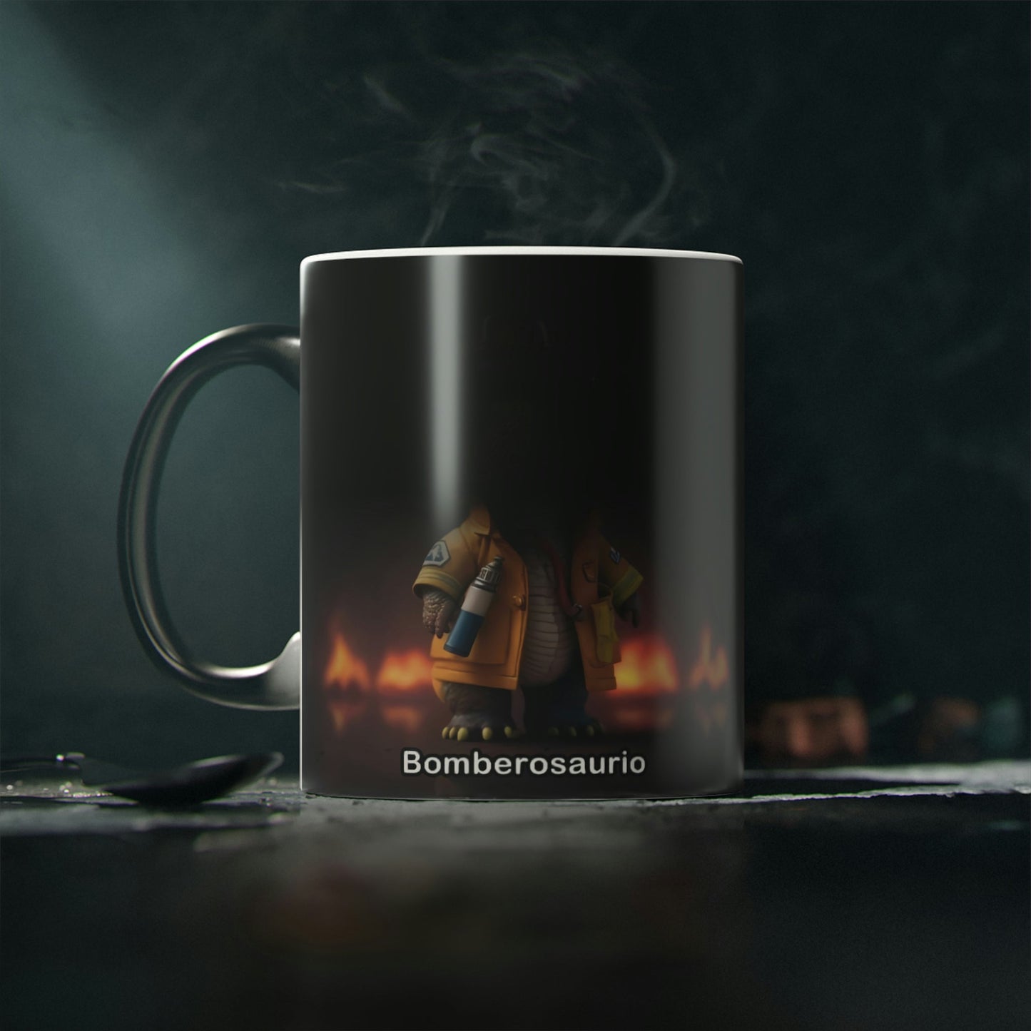 Dino Profesiones Bomberosaurio Taza