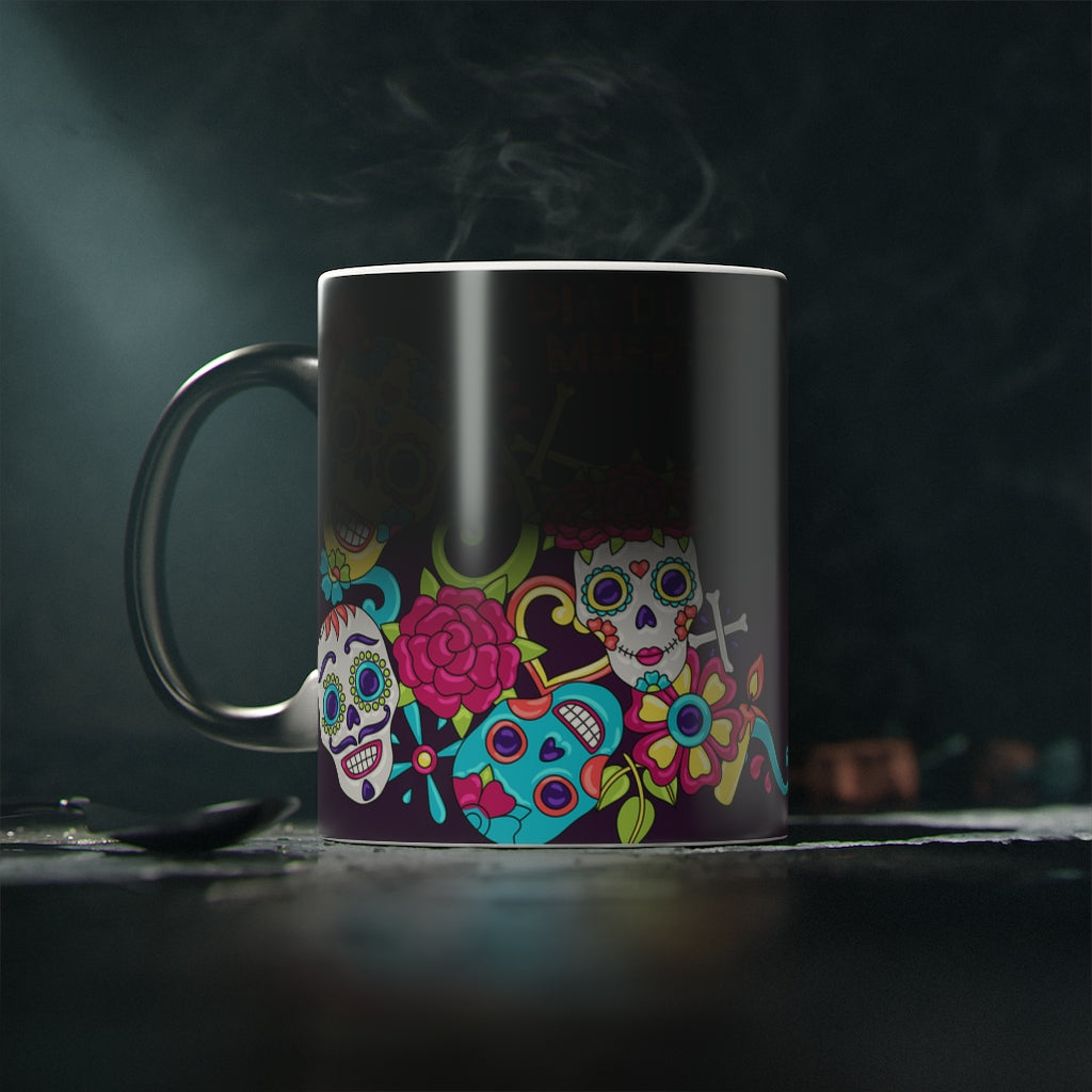 Dia De Muertos Calaveras Taza