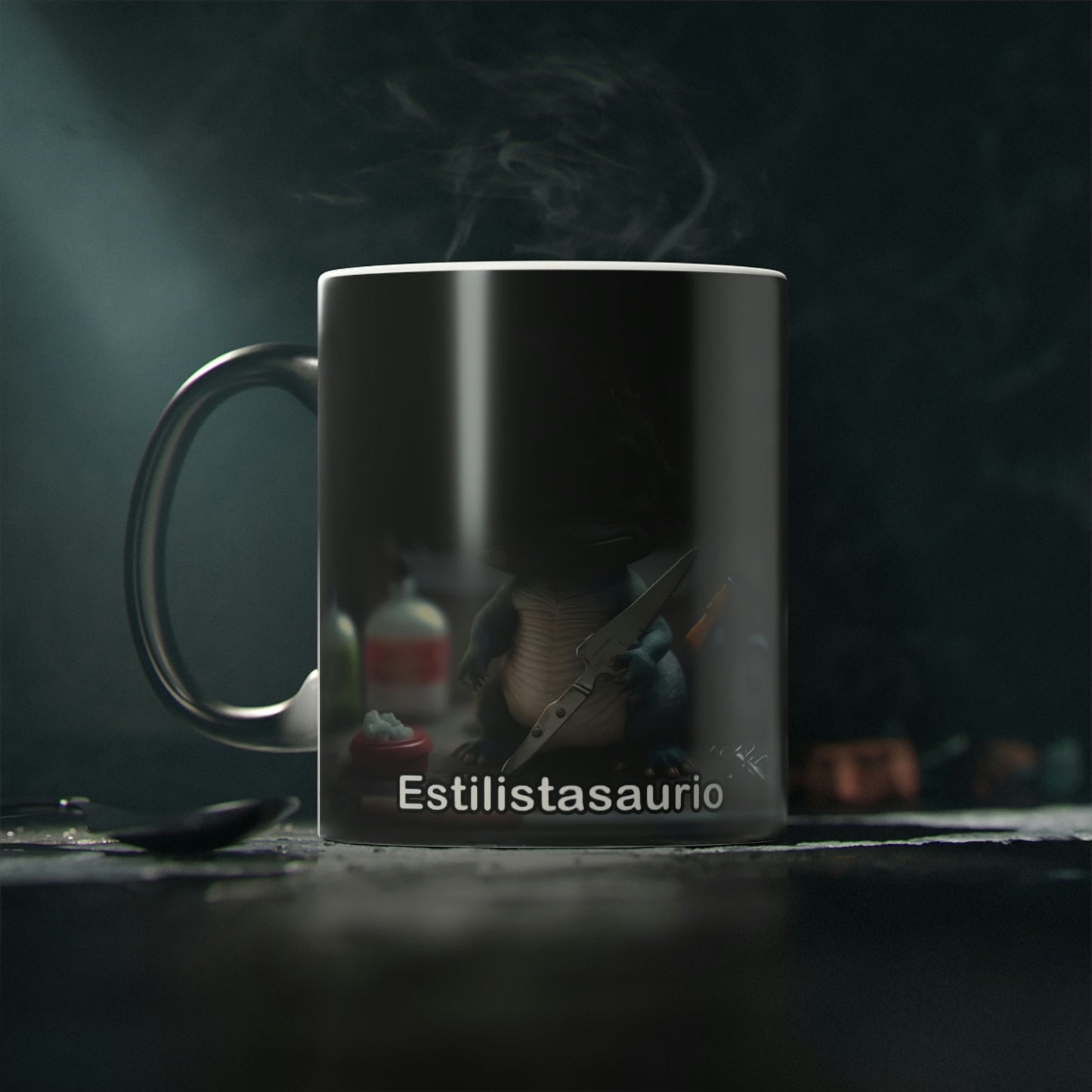 Dino Profesiones Estilistasaurio Taza