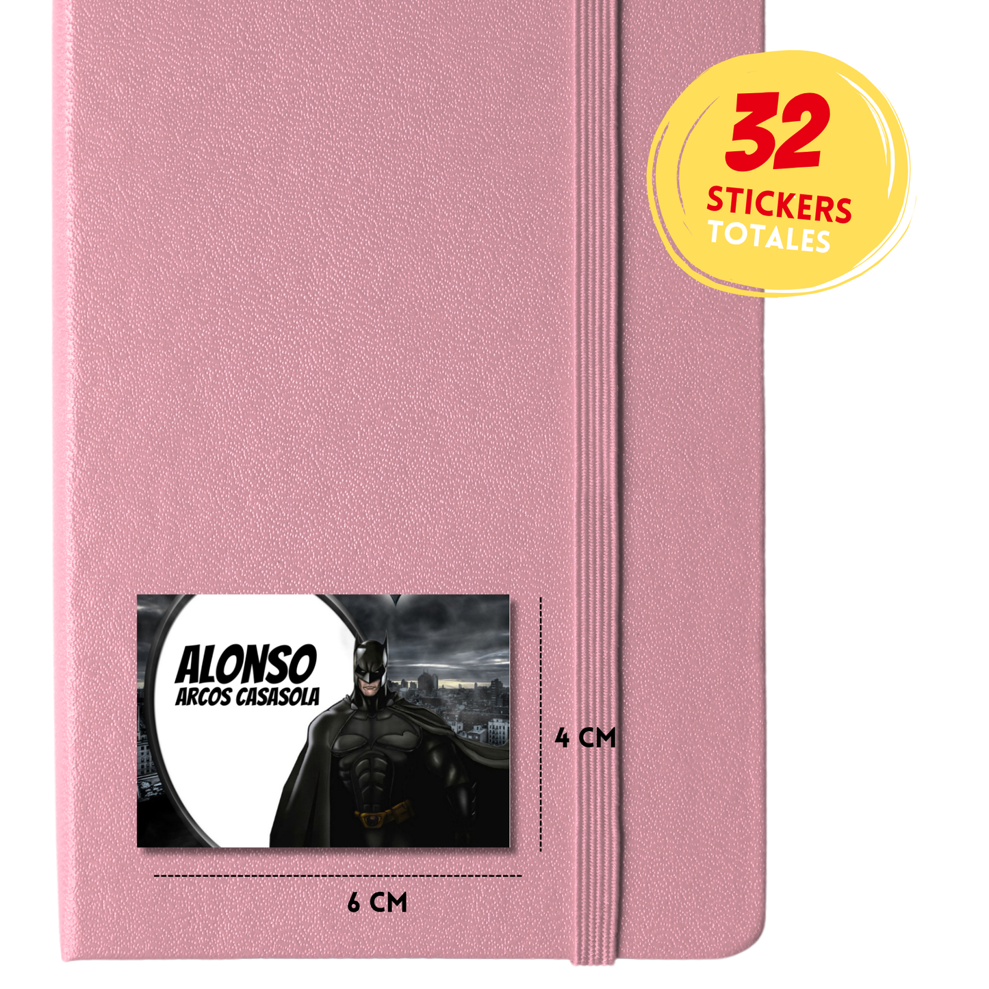 Batman en la ciudad Etiquetas Escolares Personalizadas Libretas, Libros y Lápices (Copy) (Copy) (Copy) (Copy)