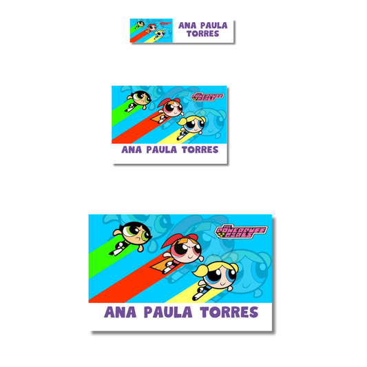 Chicas Súperpoderosas Escolares Personalizadas Libretas, Libros y Lápices