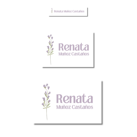 Flor Lavanda Aesthetic Etiquetas Escolares Personalizadas Libretas, Libros y Lápices