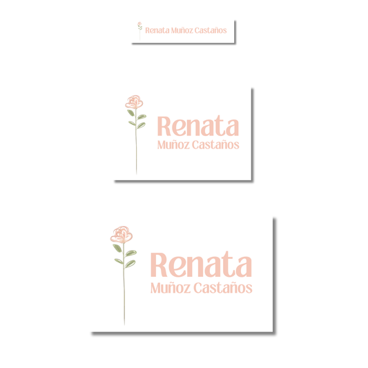 Flor Rosa Aesthetic Etiquetas Escolares Personalizadas Libretas, Libros y Lápices