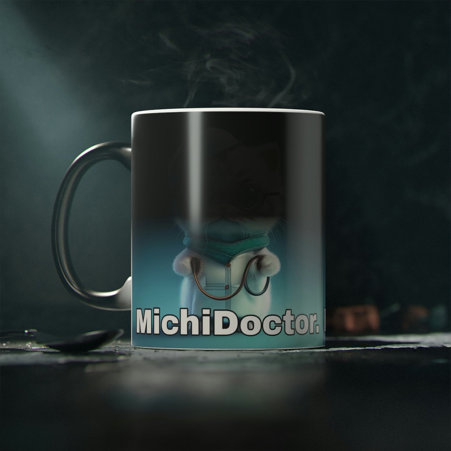 Gato Profesiones Michi Doctor Taza