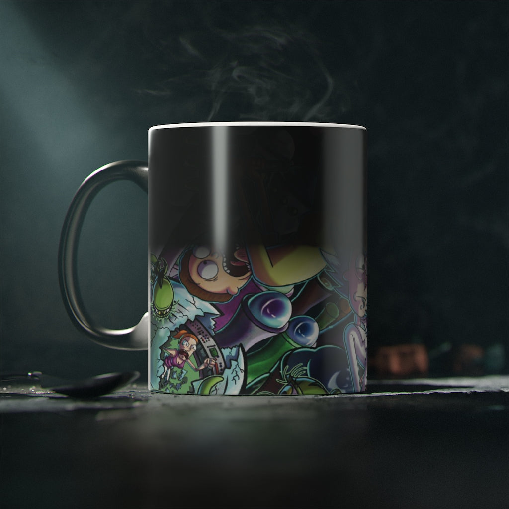 Rick y Morty Cartoon Taza