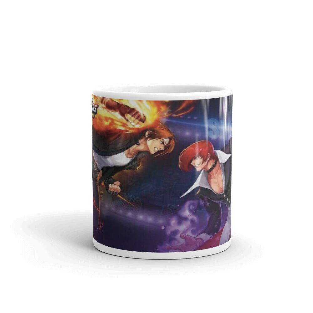 King Of Fighters Kyo Vs Iori Videojuego Taza