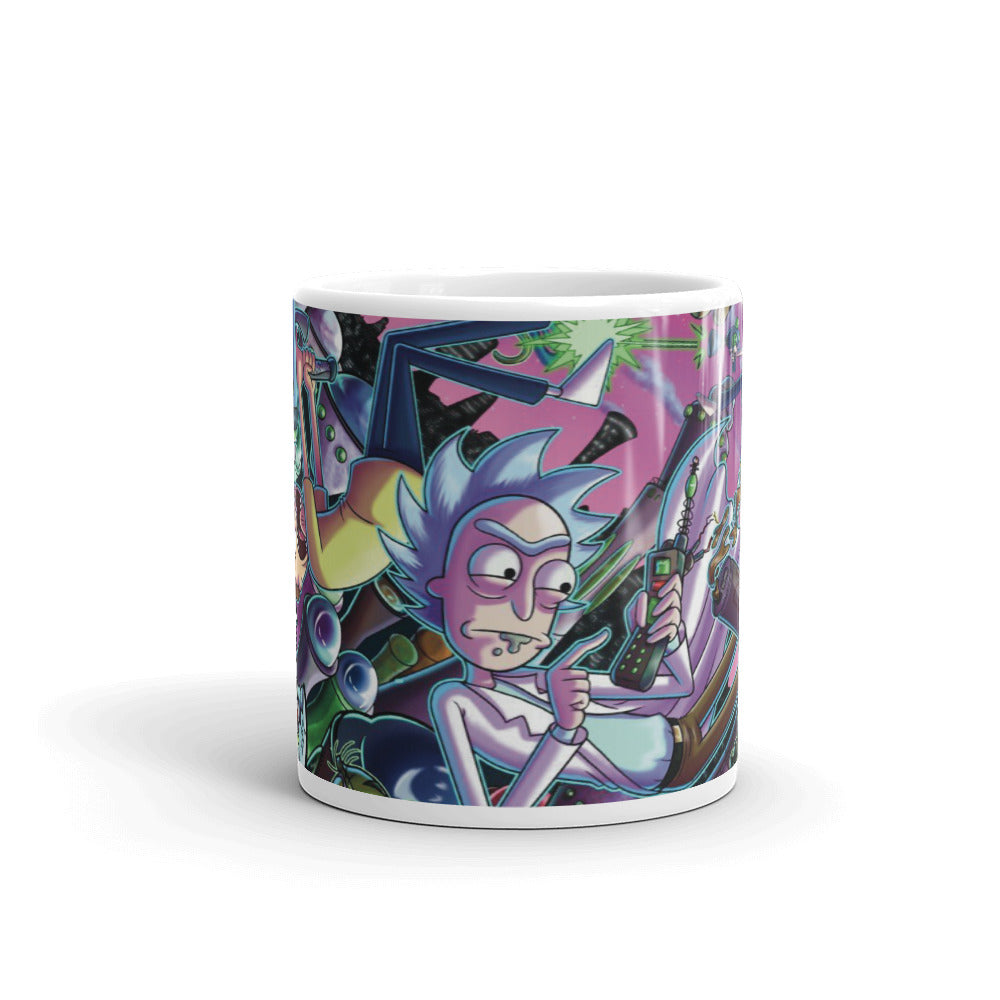 Rick y Morty Cartoon Taza
