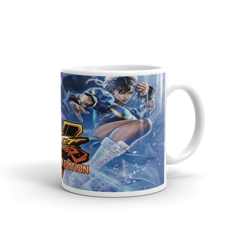 Street Fighter Ryu y Chun li Videouego Taza