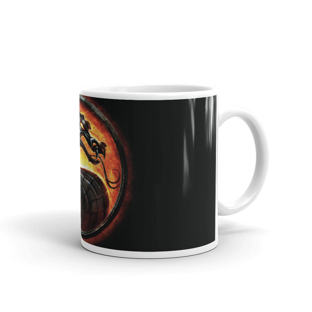 Mortal Kombat Logo Videojuego Taza