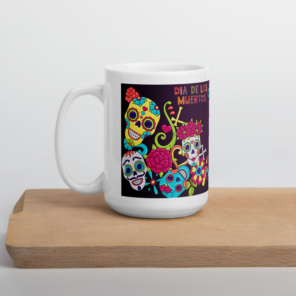 Dia De Muertos Calaveras Taza