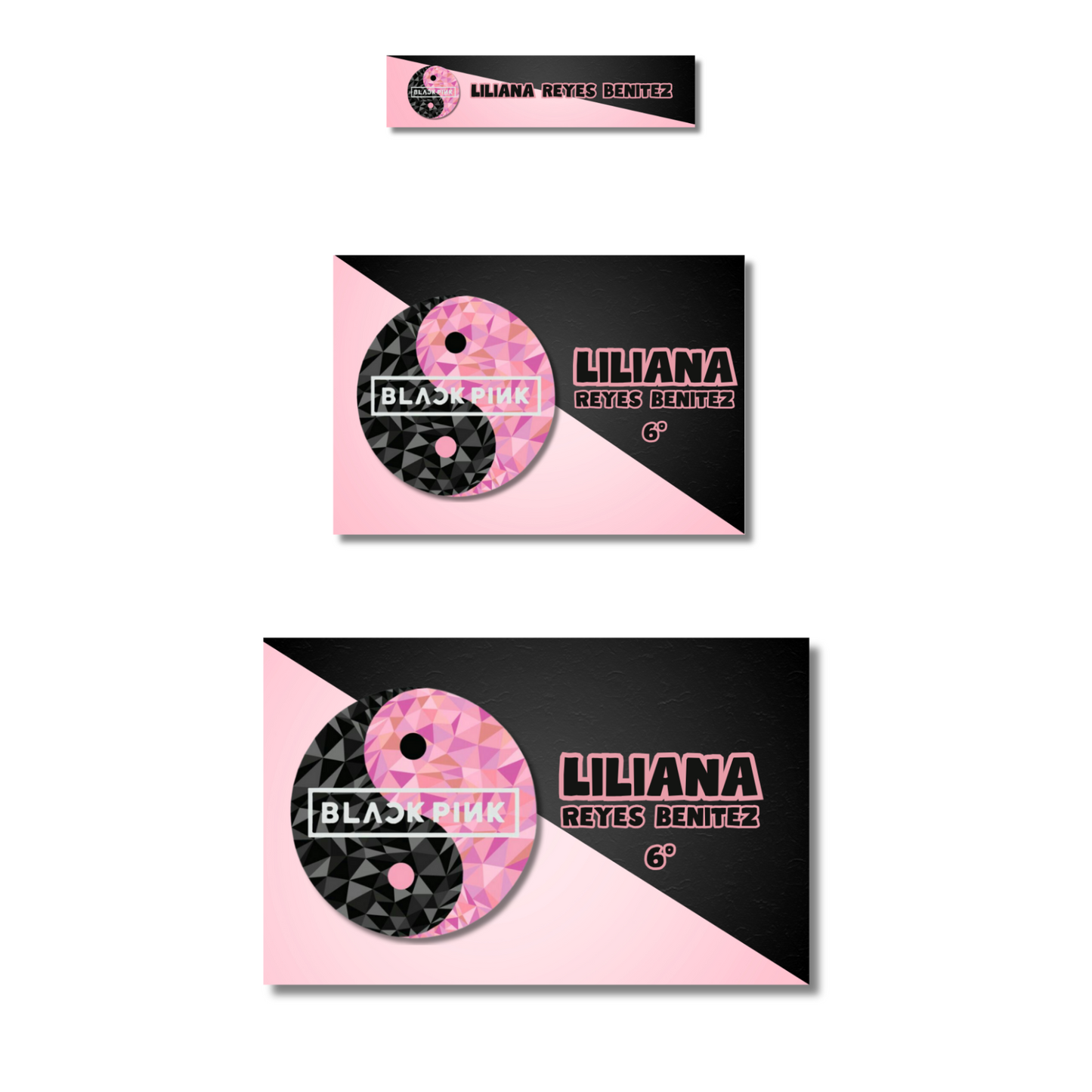 Blackpink etiquetas adhesivas personalizadas