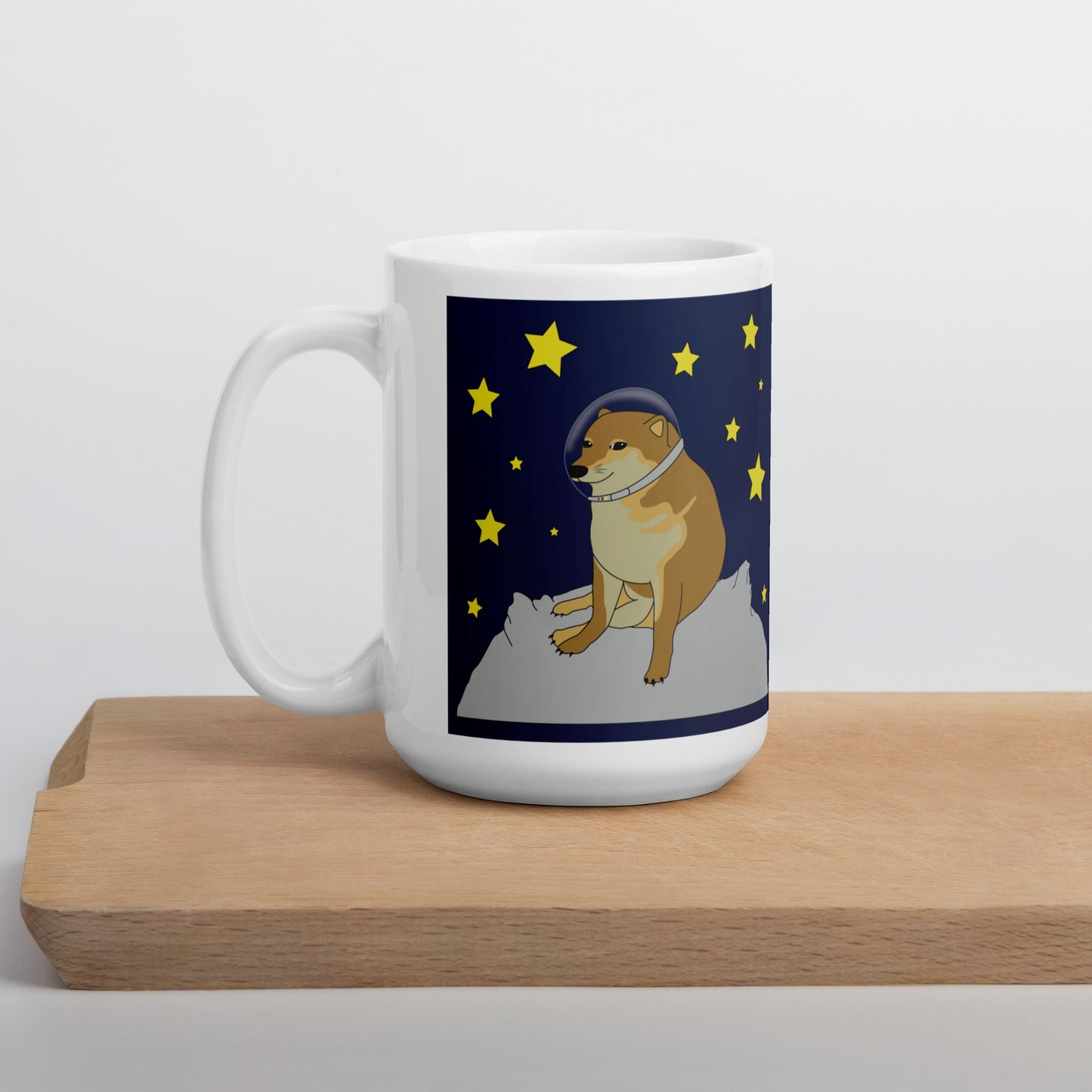 Cheems Astronauta Taza