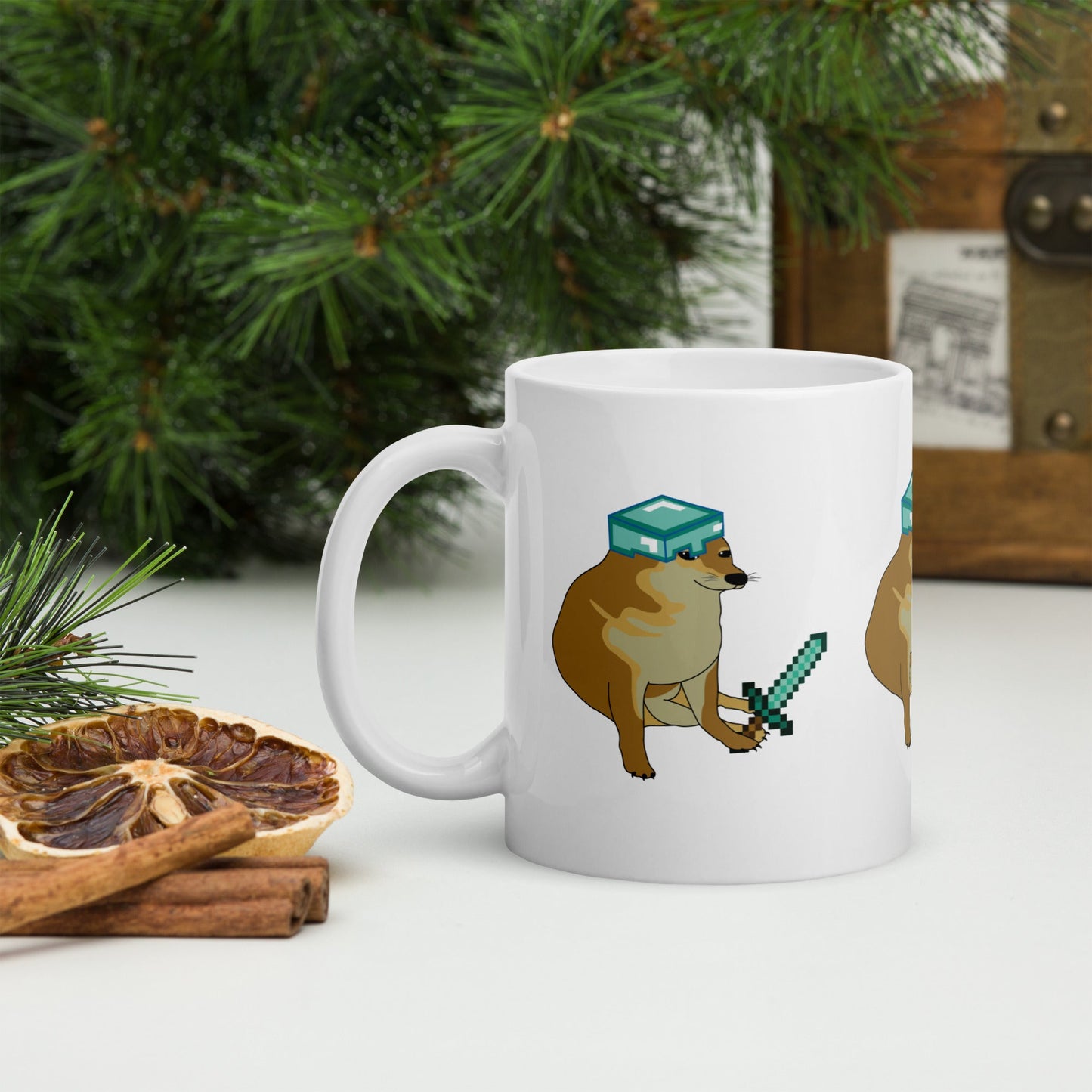 Cheems Minecraft Taza