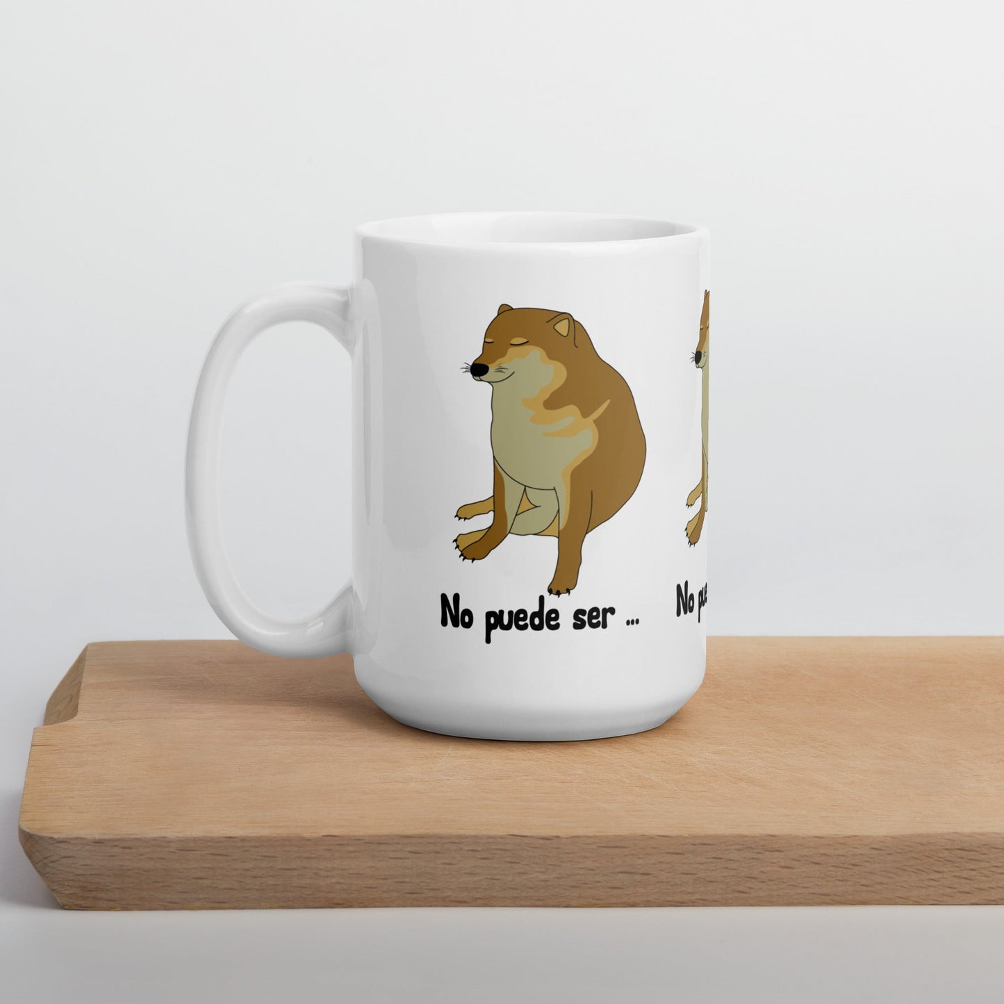 Cheems No Puede Ser Taza