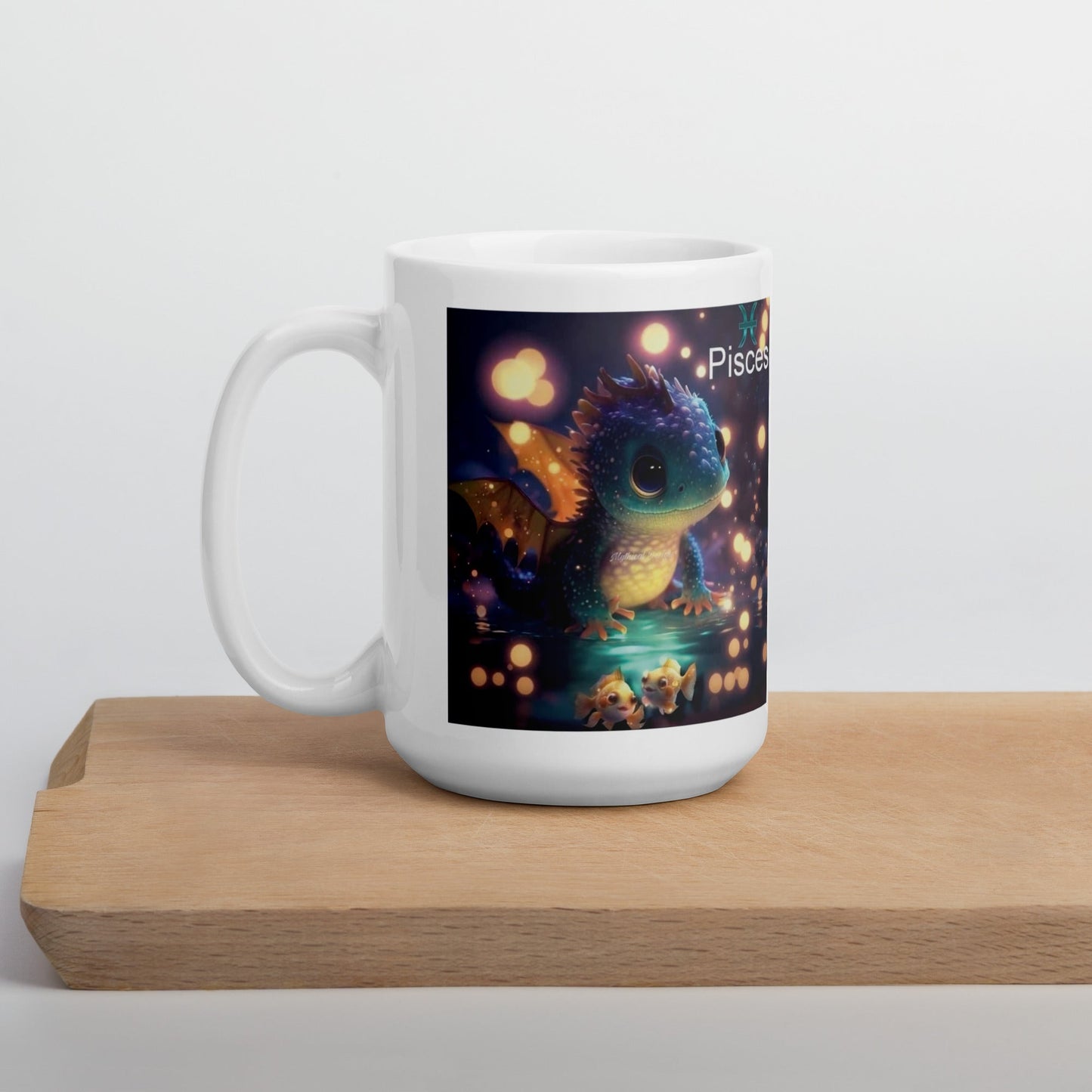 Dragón (Piscis) Signos Zodiacales Taza