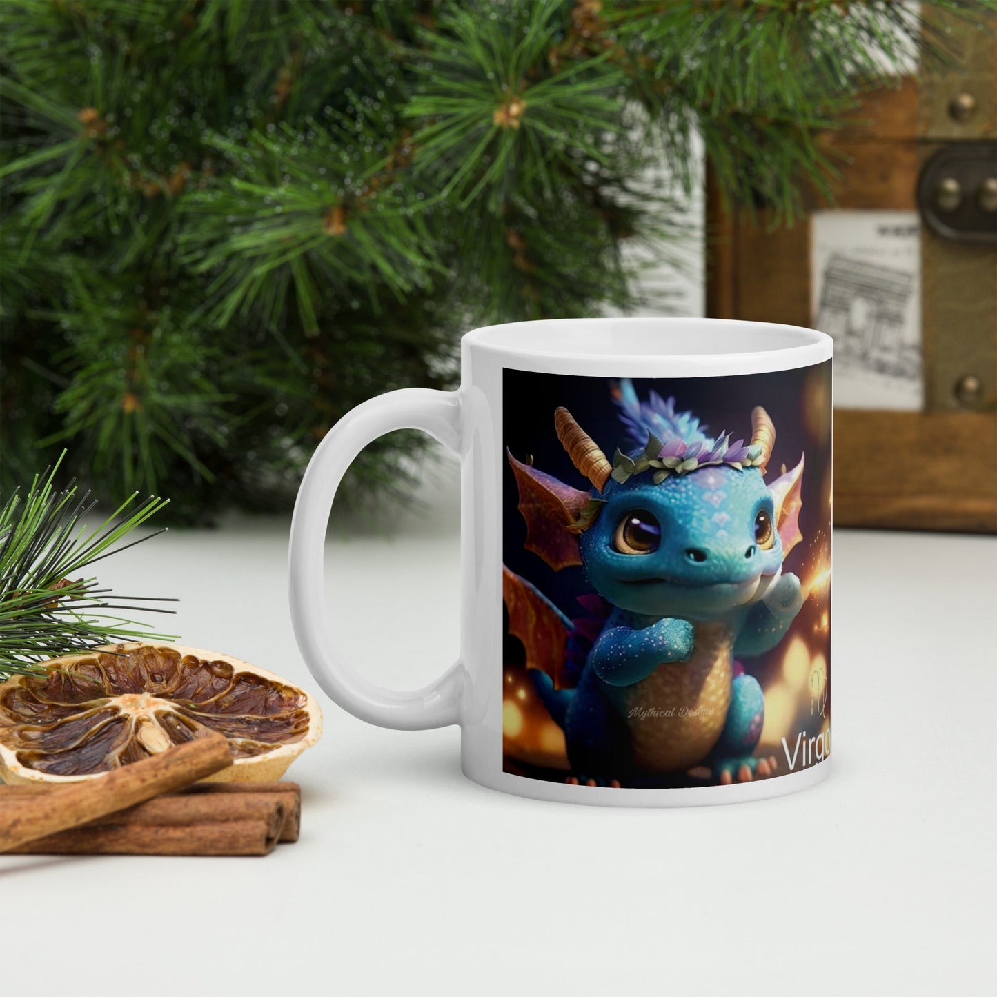 Dragón  (Virgo) Signos Zodiacales Taza