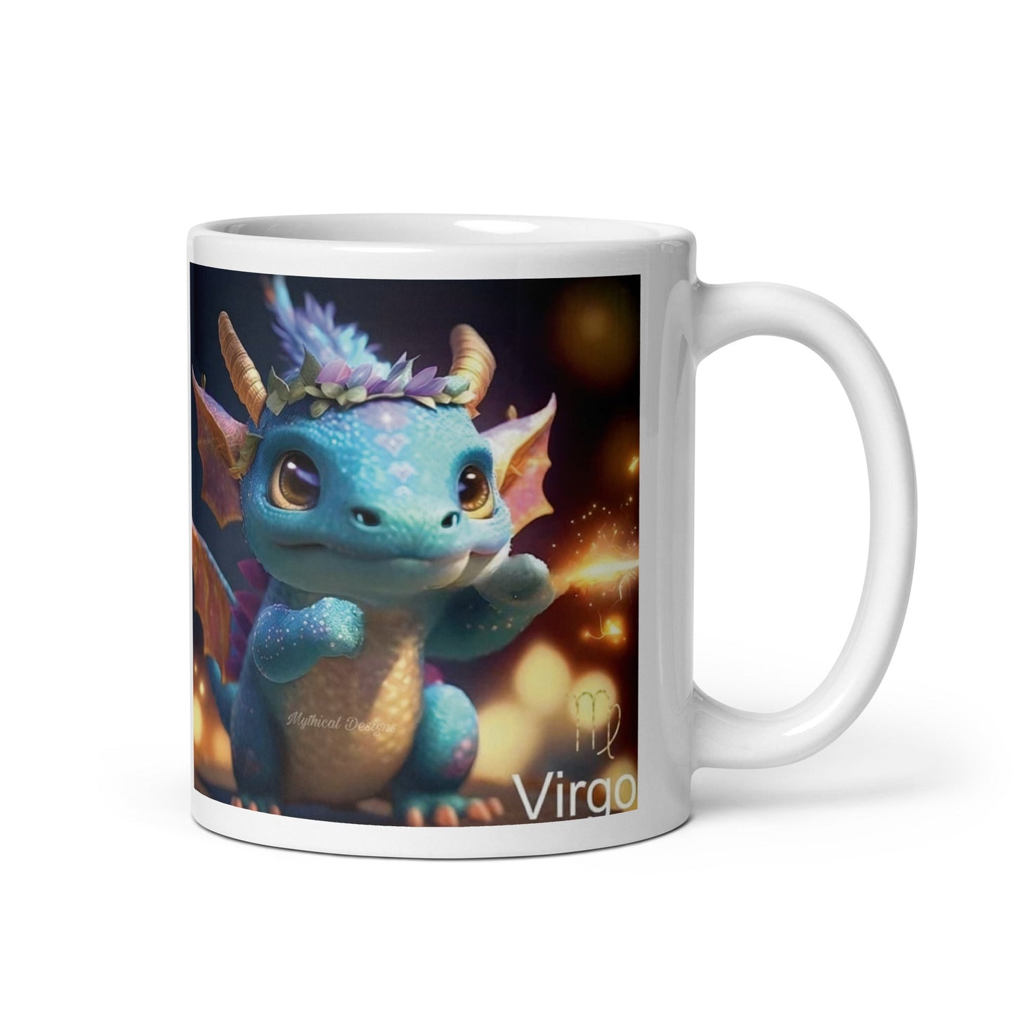 Dragón  (Virgo) Signos Zodiacales Taza